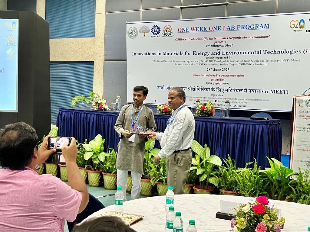 Felicitation at CSIO-INST