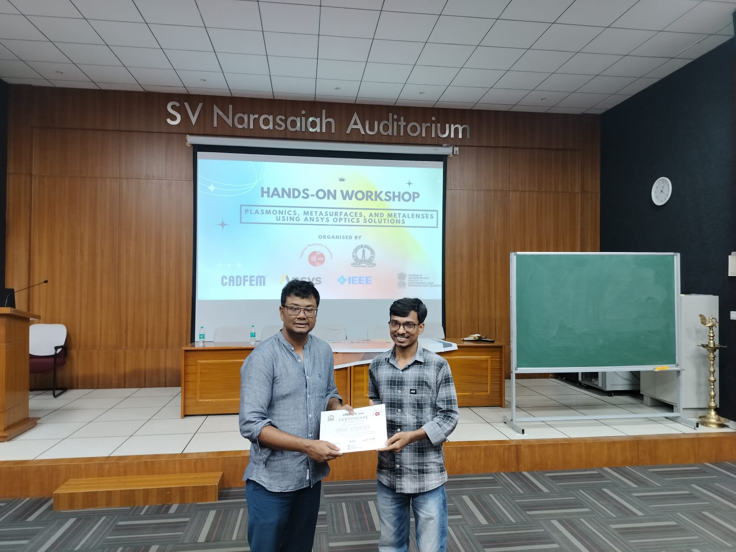 Workshop on Plasmonics and Metasurfaces